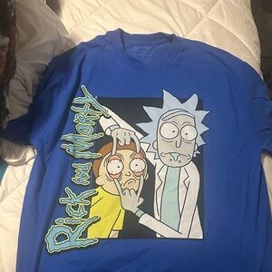 Men’s medium Rick and Morty Graphic Short-Sleeve Tee - Blue
